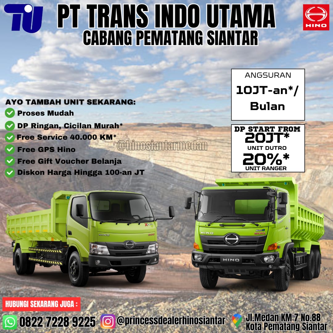 Special Promo Hino Pematang Siantar